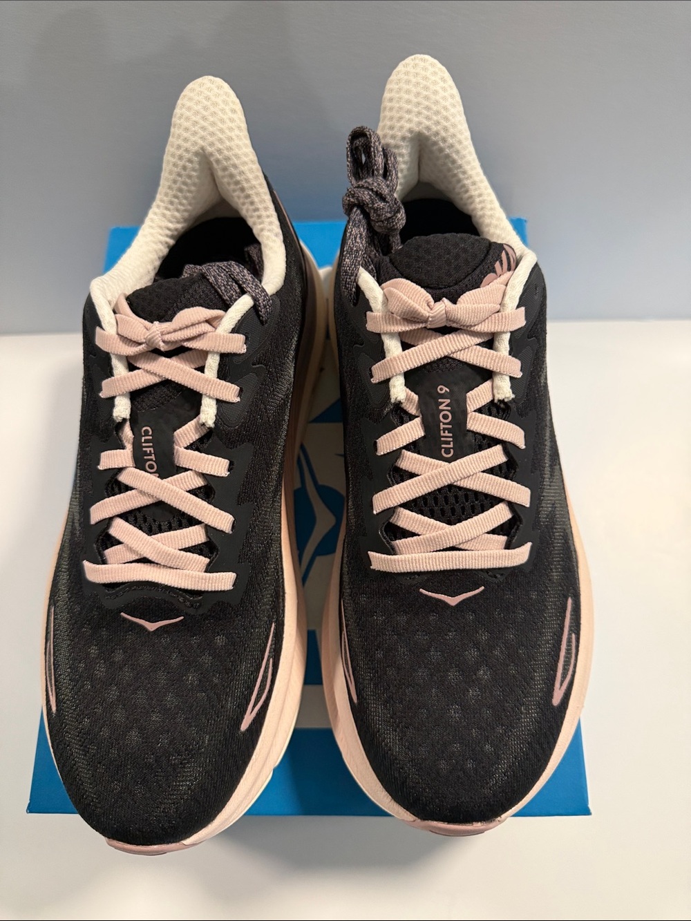 NWT HOKA Clifton 9 Obsidian Quartzite Running Shoes Women - Picture 2 of 4